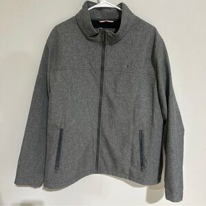 Tommy Hilfiger Mens gray Lined Windbreaker dress jacket IMMACULATE XL.